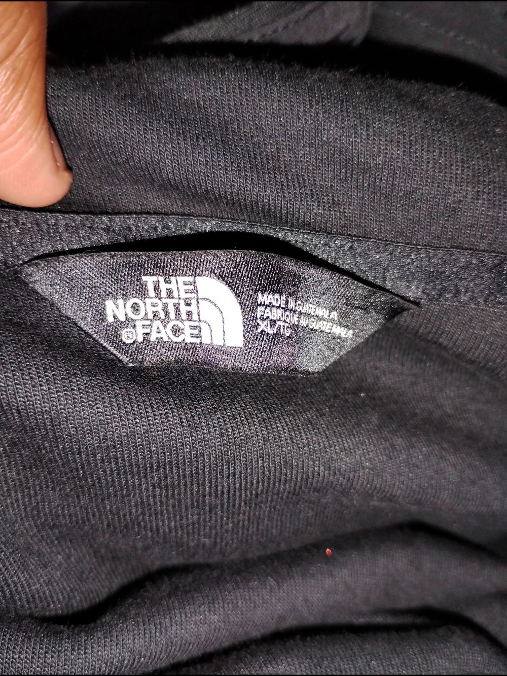 Y2k The North Face Mens Black Hooded Zip Jacket